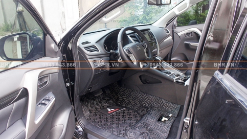 Thảm lót sàn ô tô 360 độ Pajero sport giá tại xưởng, rẻ nhất Hà Nội, TPHCM